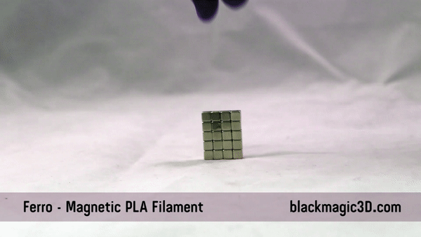 FerroMagnetic PLA demonstration